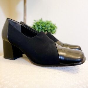 Paul Green Square Toe Loaf Heels